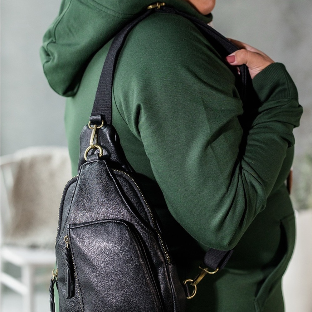 Stylish Black Urban Expressions Sling Bag